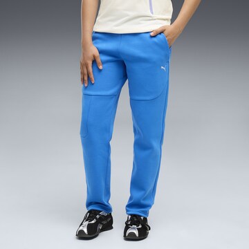 PUMA Regular Workout Pants 'Olympique De Marseille Pumatech' in Blue: front