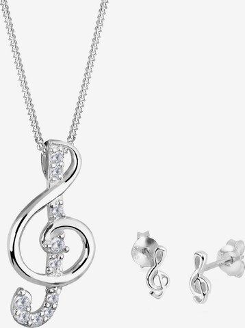 ELLI Jewelry Set in Silver: front