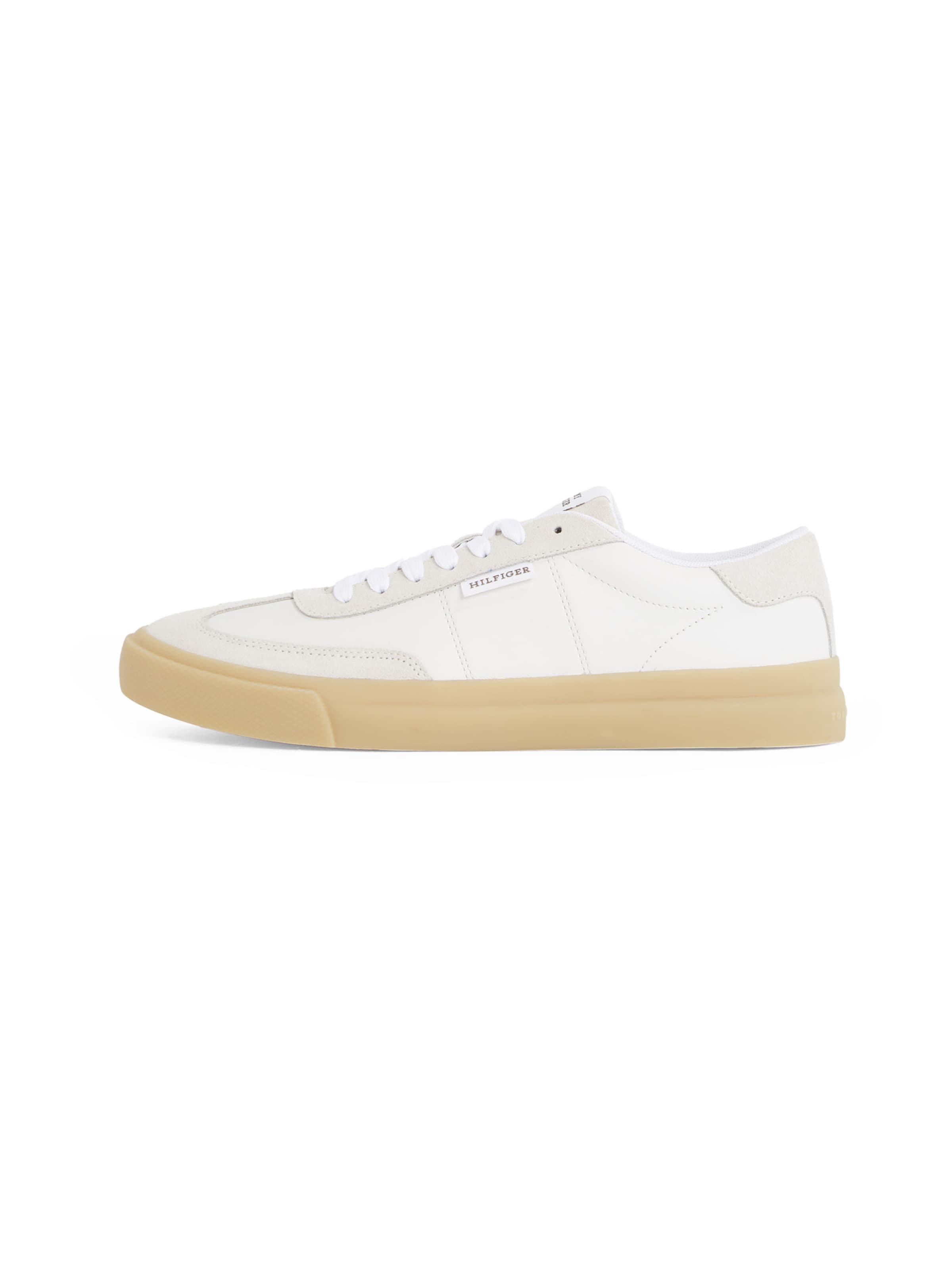 Baskets basses TOMMY HILFIGER en blanc : devant