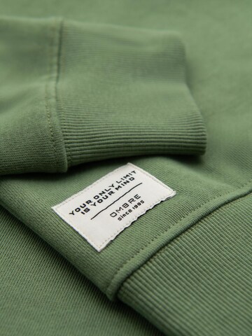 Ombre Sweatshirt in Groen