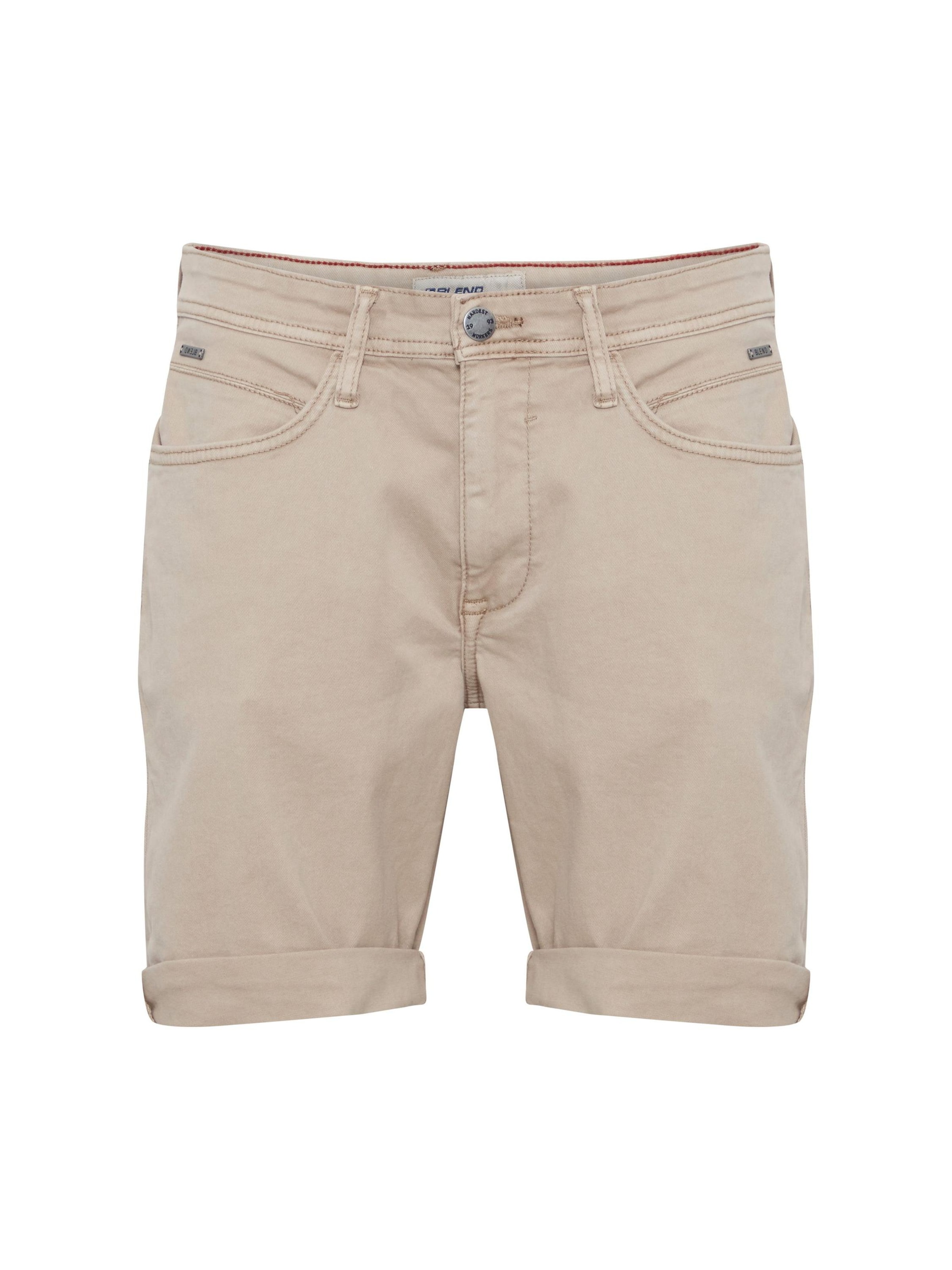 BLEND - regular Pantalón chino 'BHDenim' en beige: frente