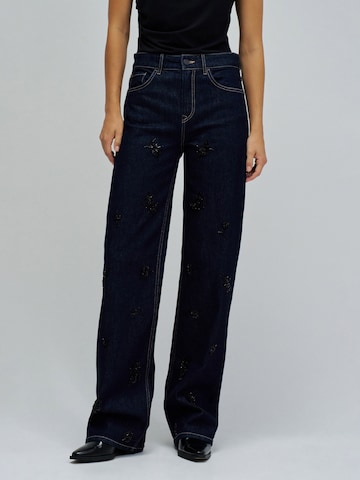 Salsa Jeans Tapered Jeans in Blauw: voorkant