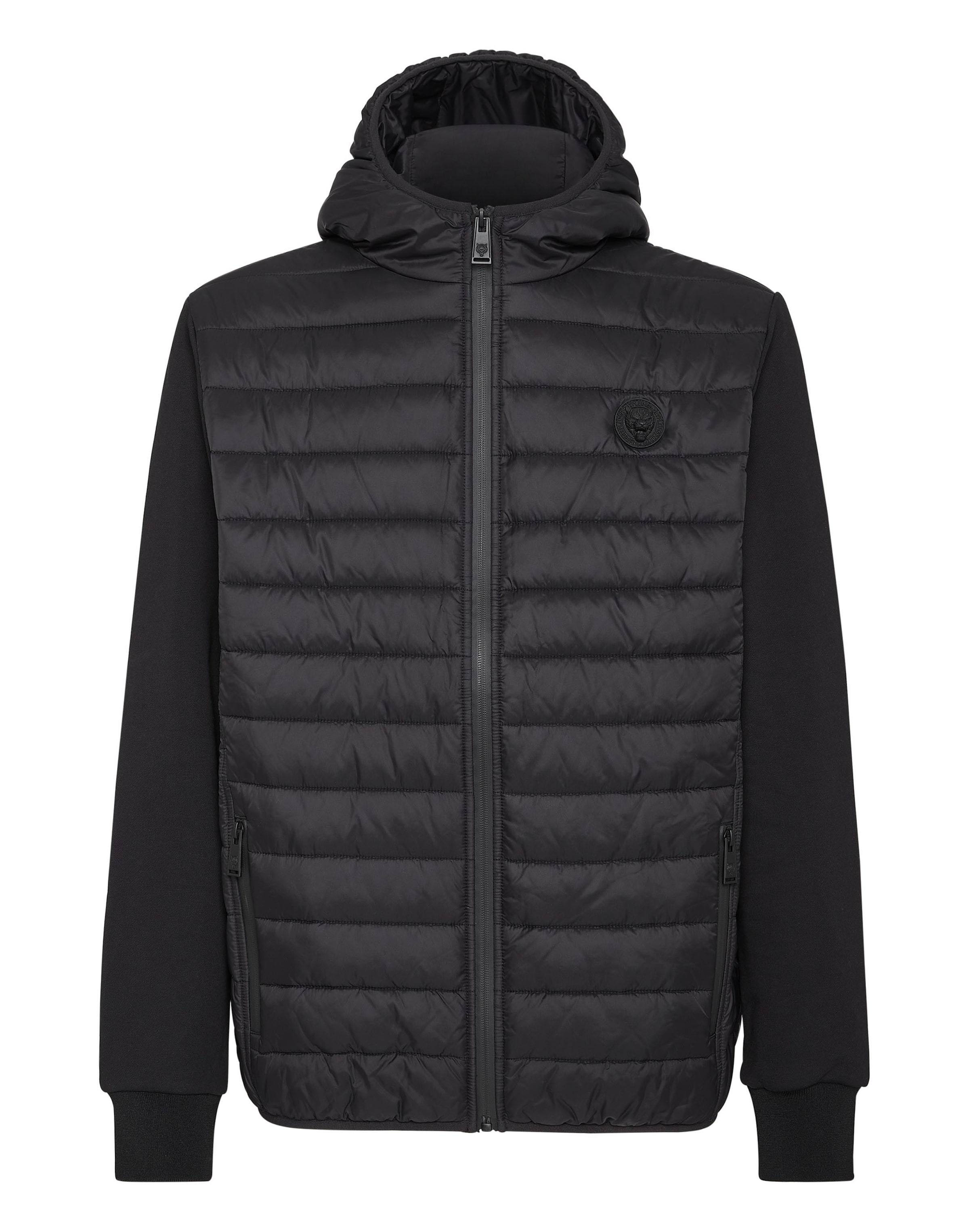 Giacca di mezza stagione di Plein Sport in nero: frontale