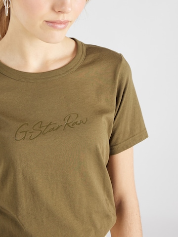 T-shirt G-Star RAW en vert