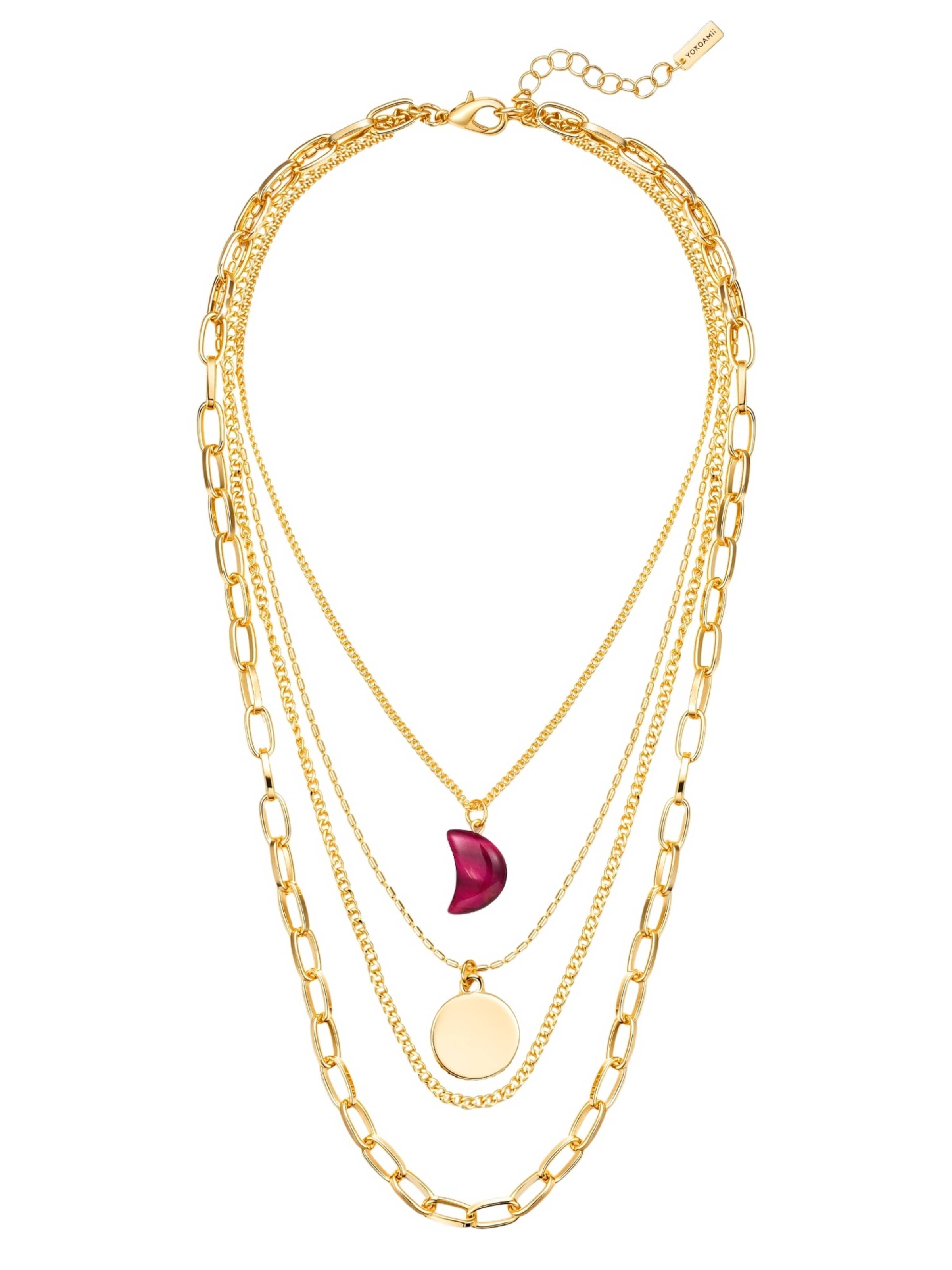 Yokoamii Necklace in Gold: front