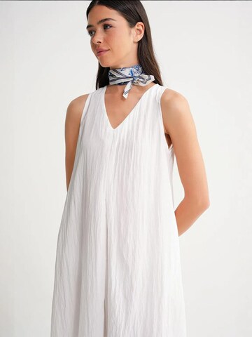MixRay Dress in White