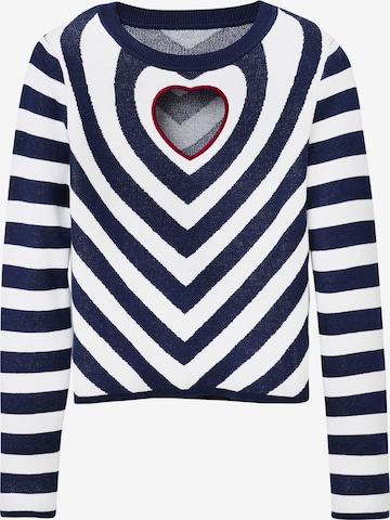 Desigual Sweater in Blue: front