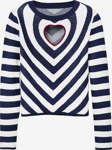 Pull-over Desigual en bleu : devant