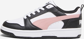 Baskets basses 'Rebound V6' PUMA en blanc : devant