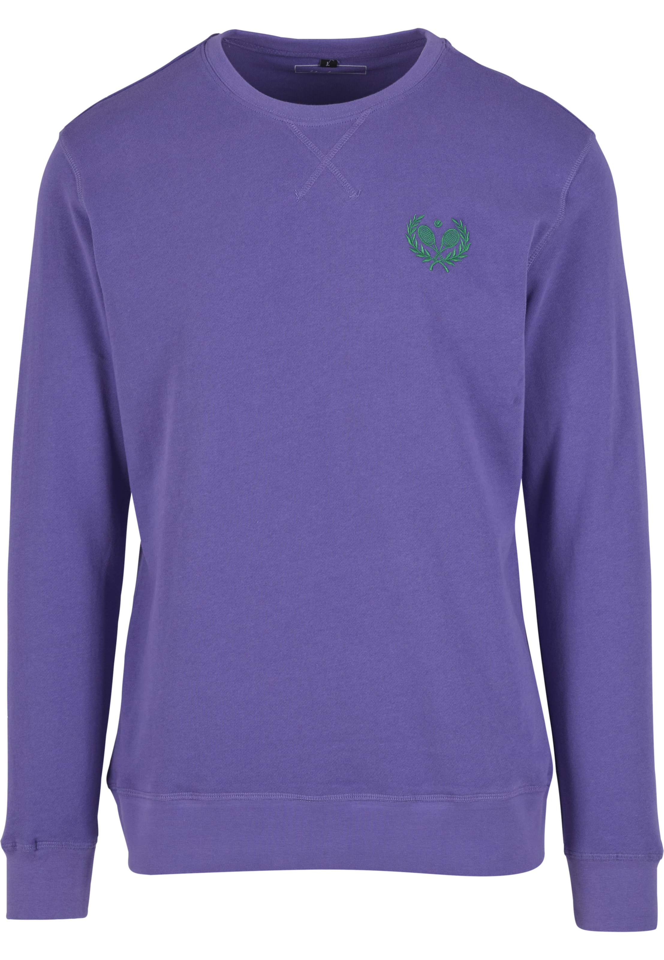 Mister Tee Sweatshirt 'Courtside Sports' in Lila: Vorderseite