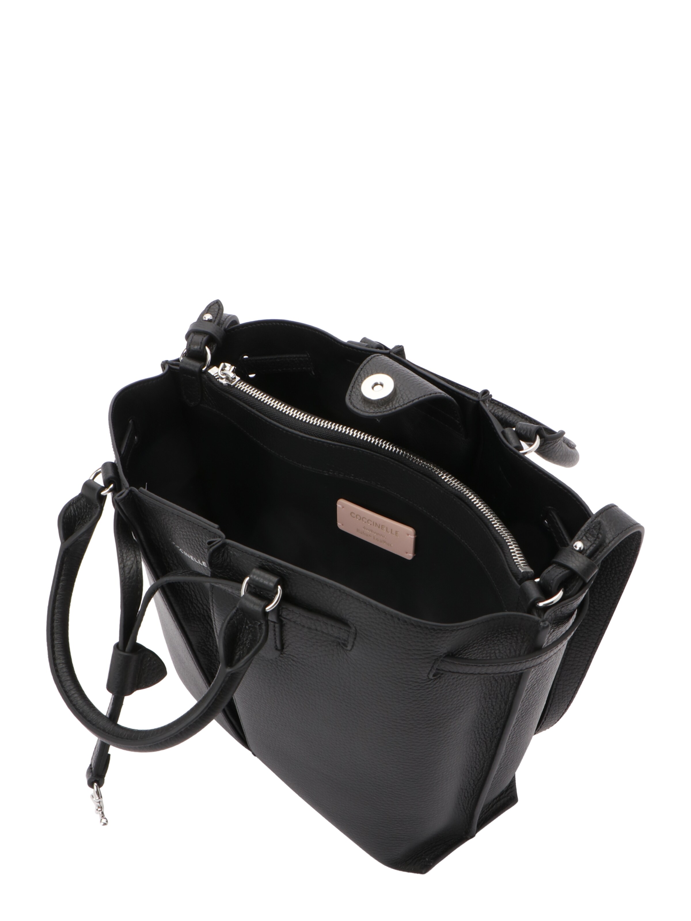 Coccinelle Handväska 'FLORES' i svart: topp