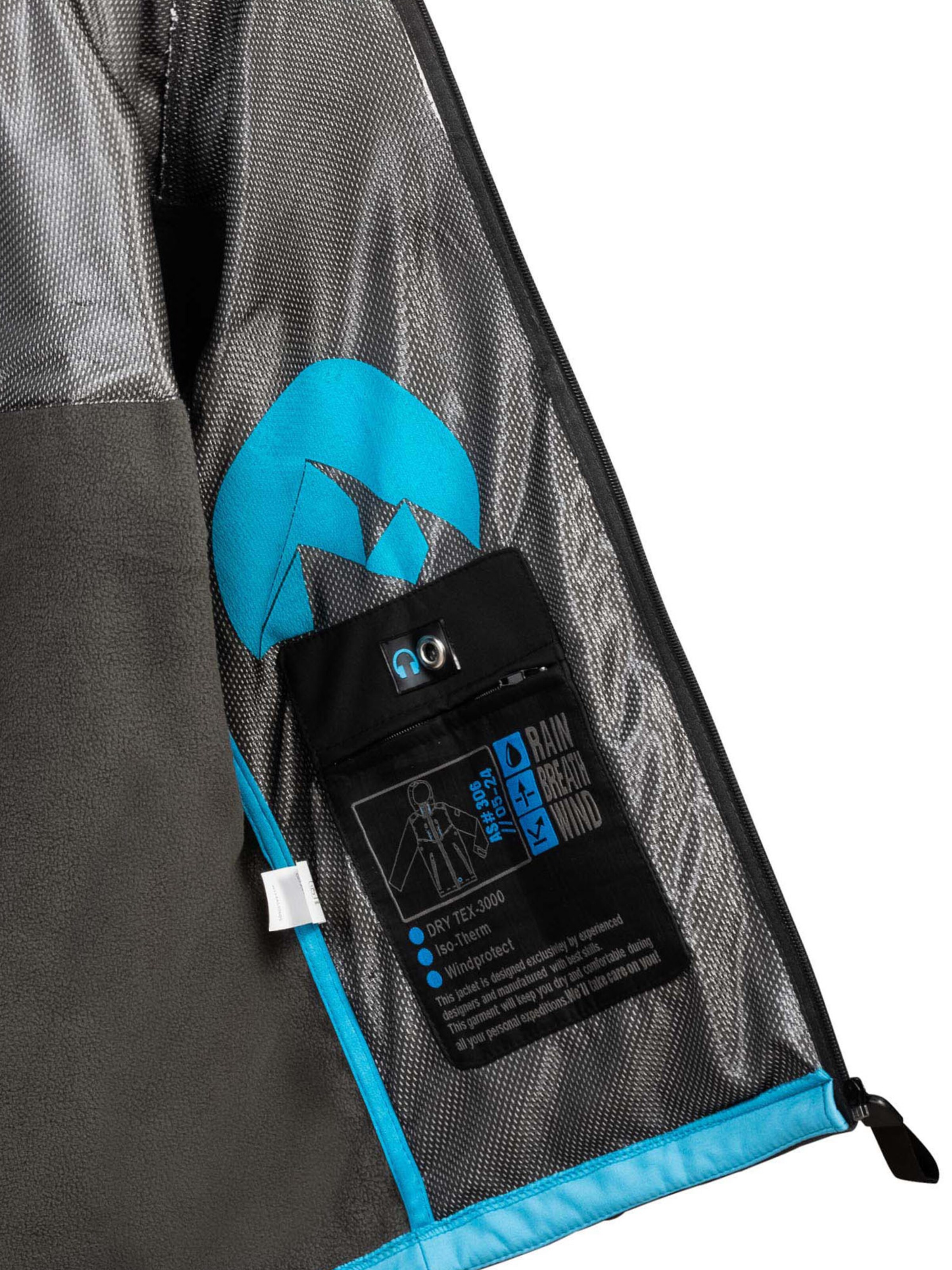 Arctic Seven Outdoor jacket 'AS306 ' in Grey