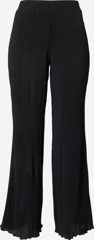 LENI KLUM x ABOUT YOU Loose fit Trousers 'Kate' in Black: front