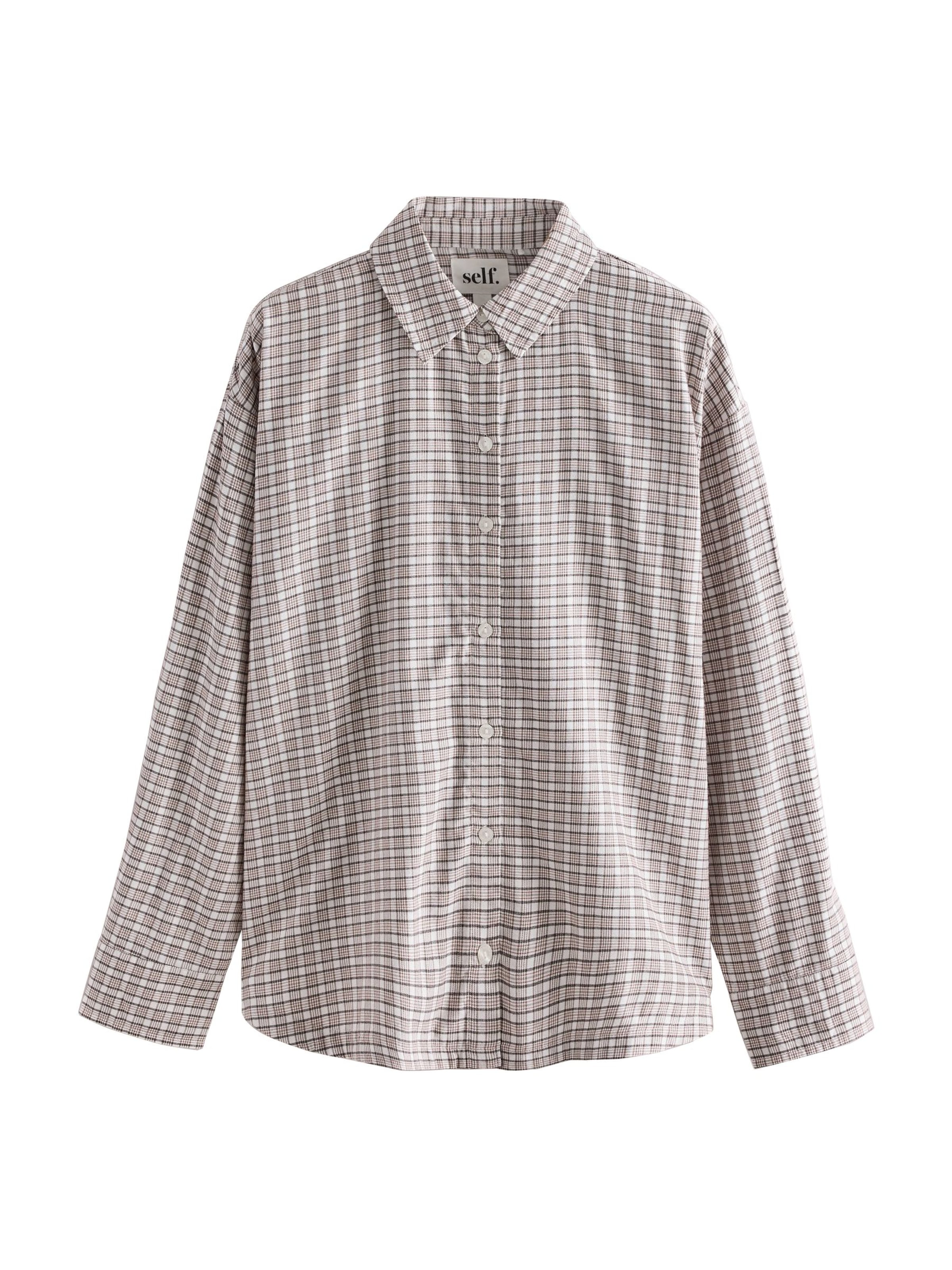 self. - Camiseta para dormir en beige: frente
