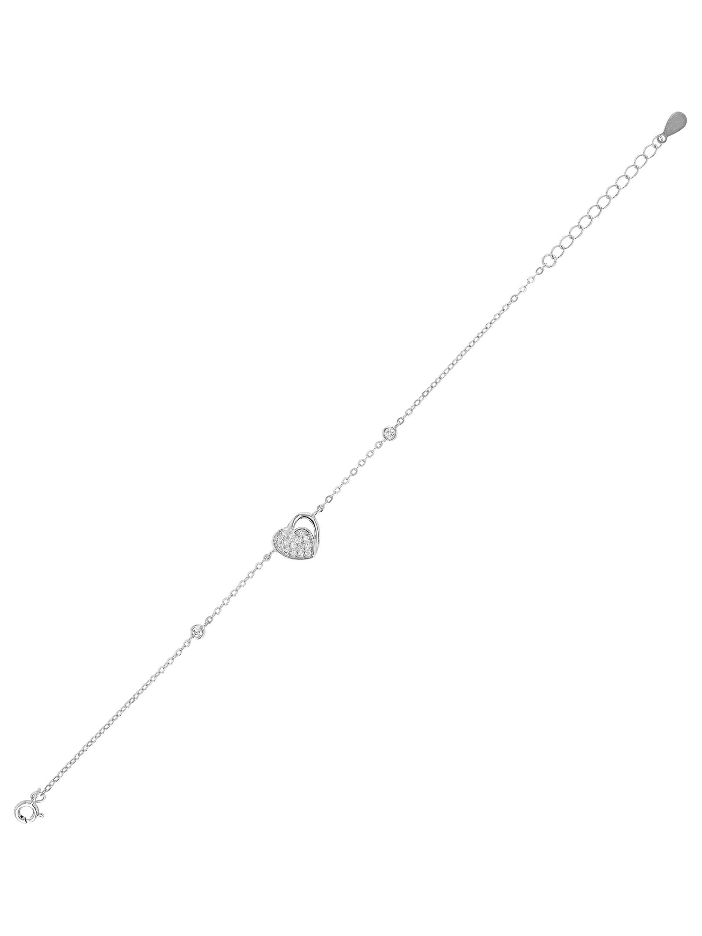 Akzent Armband 'Naima'‌‌‌‌‌‌‌‌‌‌ in Silber