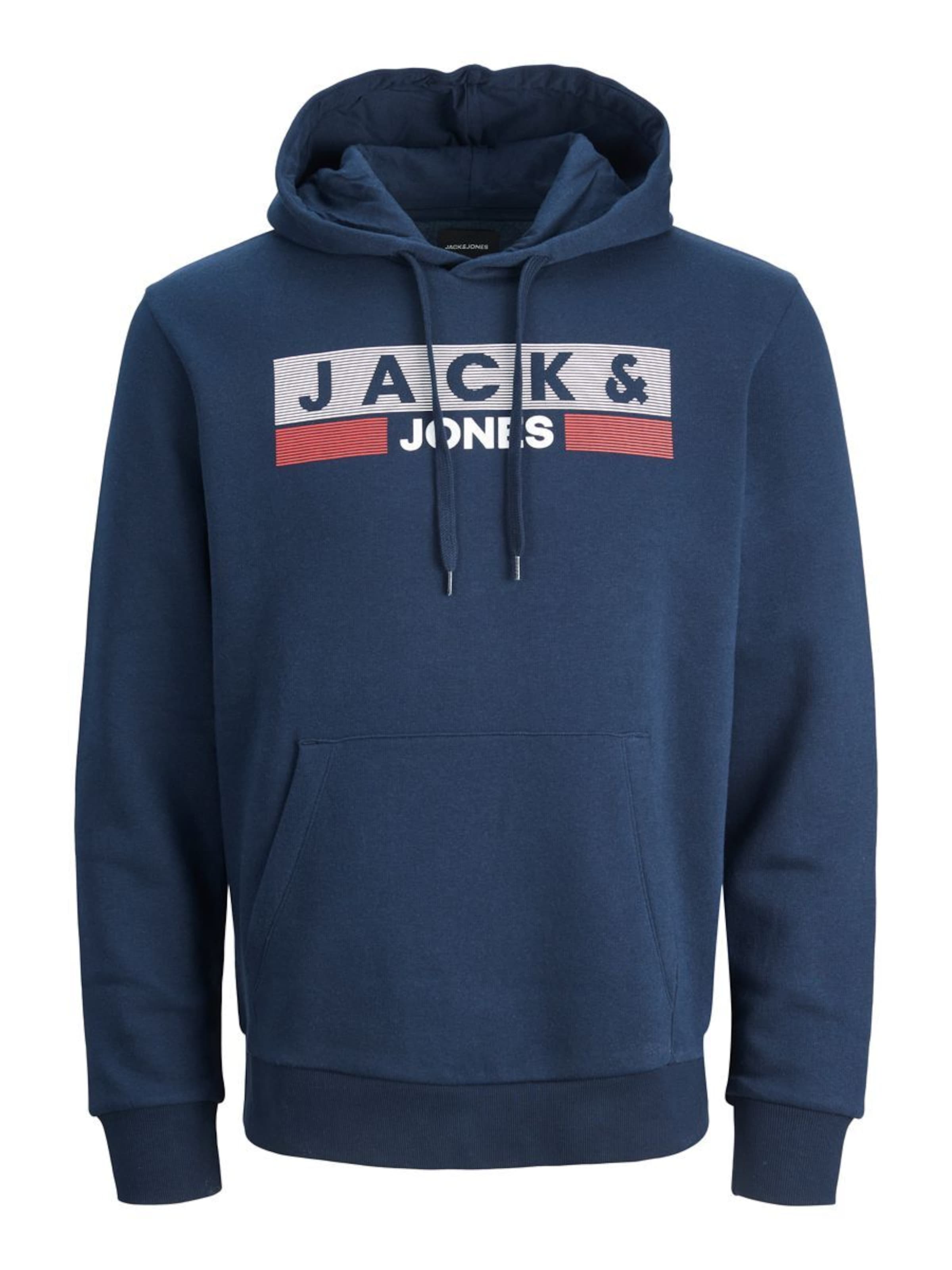 Jack & Jones Plus Πουλόβερ 'JJECorp' σε μπλε: μπροστά