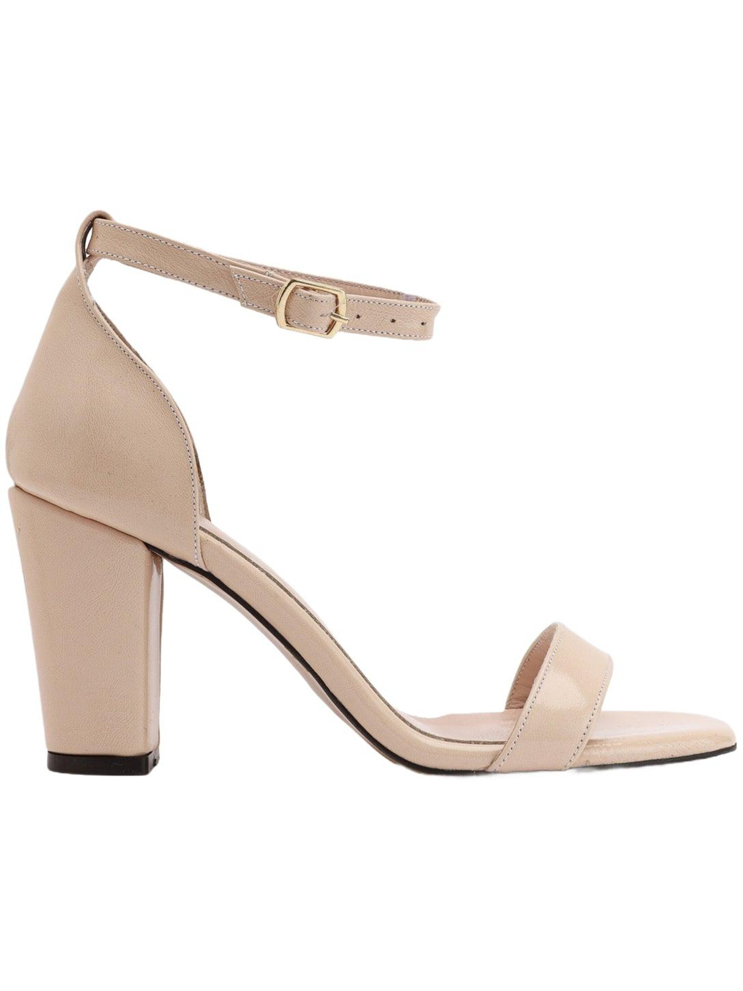 Limoya Slingpumps 'Limoya Erika Damenschuhe aus echtem Leder mit 8 cm Absatz'‌‌‌‌‌‌ in Beige