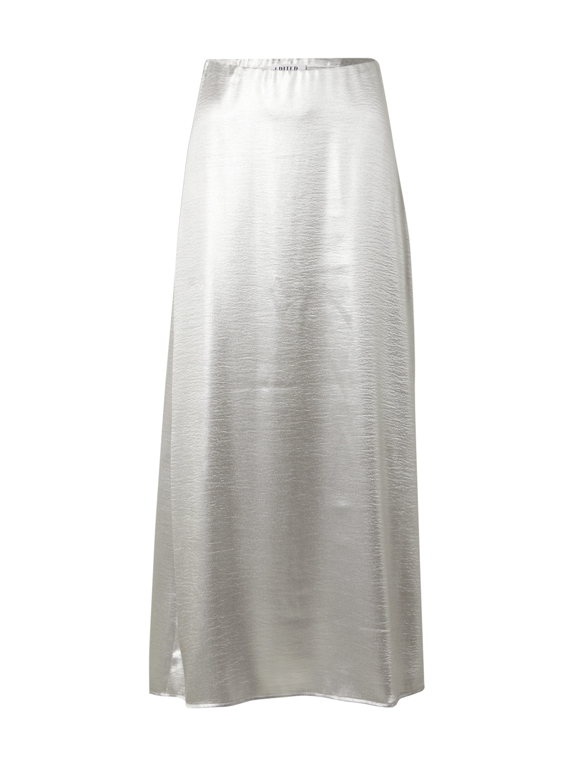 Gonna 'Silva' di EDITED in argento: frontale