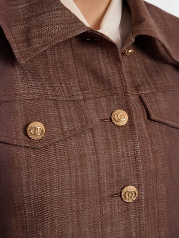 Ana Alcazar Between-season jacket ' Enlisa ' in Brown