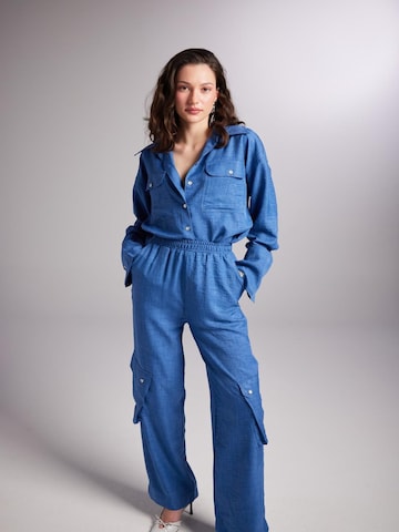 HOLLY LOLLY Loosefit Hose in Blau
