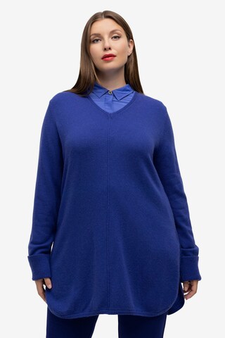 Pull-over Ulla Popken en bleu : devant