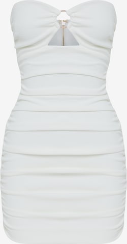 Abito 'ROSADA MINI DRESS X Kristina' di BWLDR in bianco: frontale