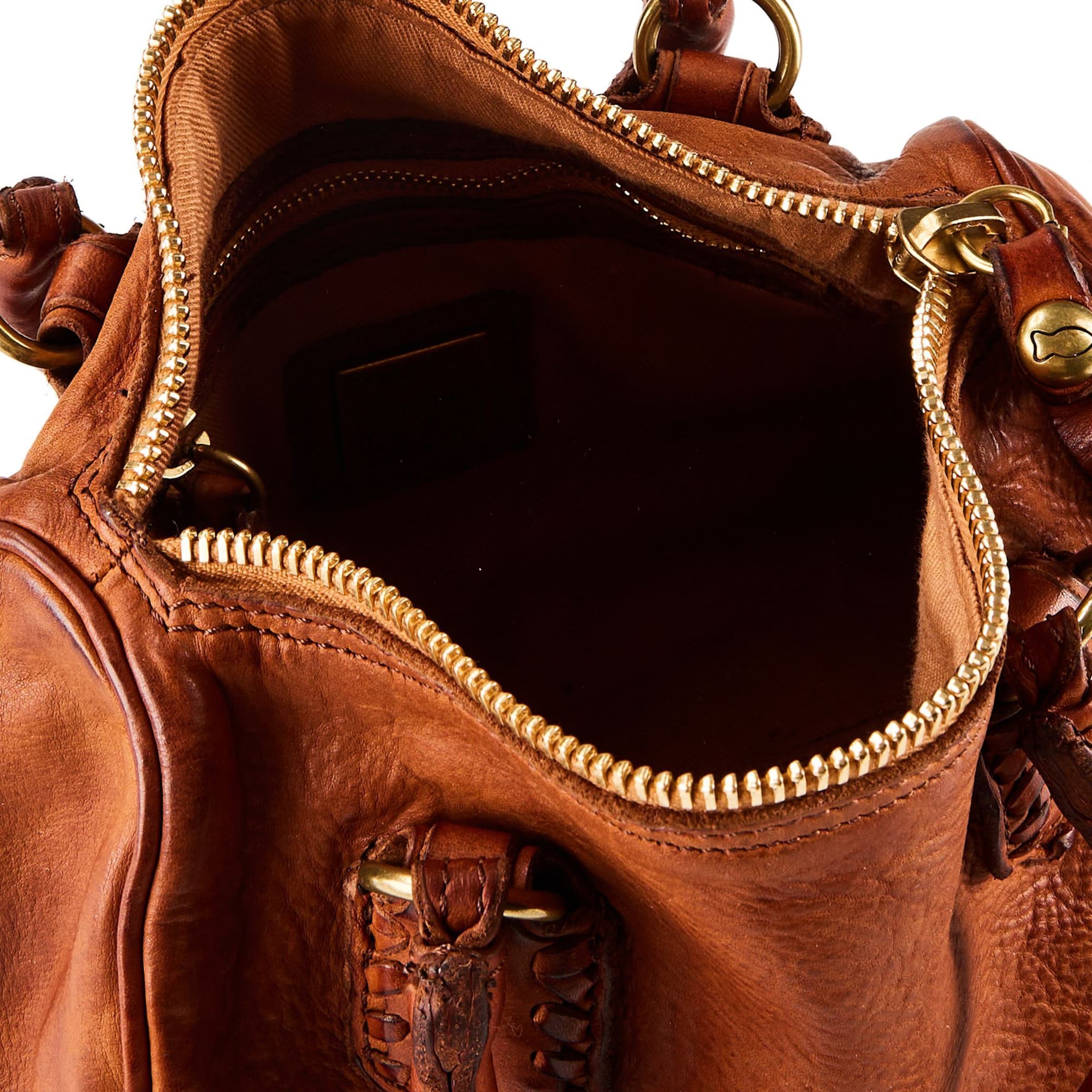 Borsa a mano 'Riccarda' di Campomaggi in marrone