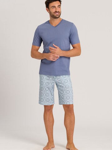 Hanro Shirt ' Living Shirts ' in Blauw
