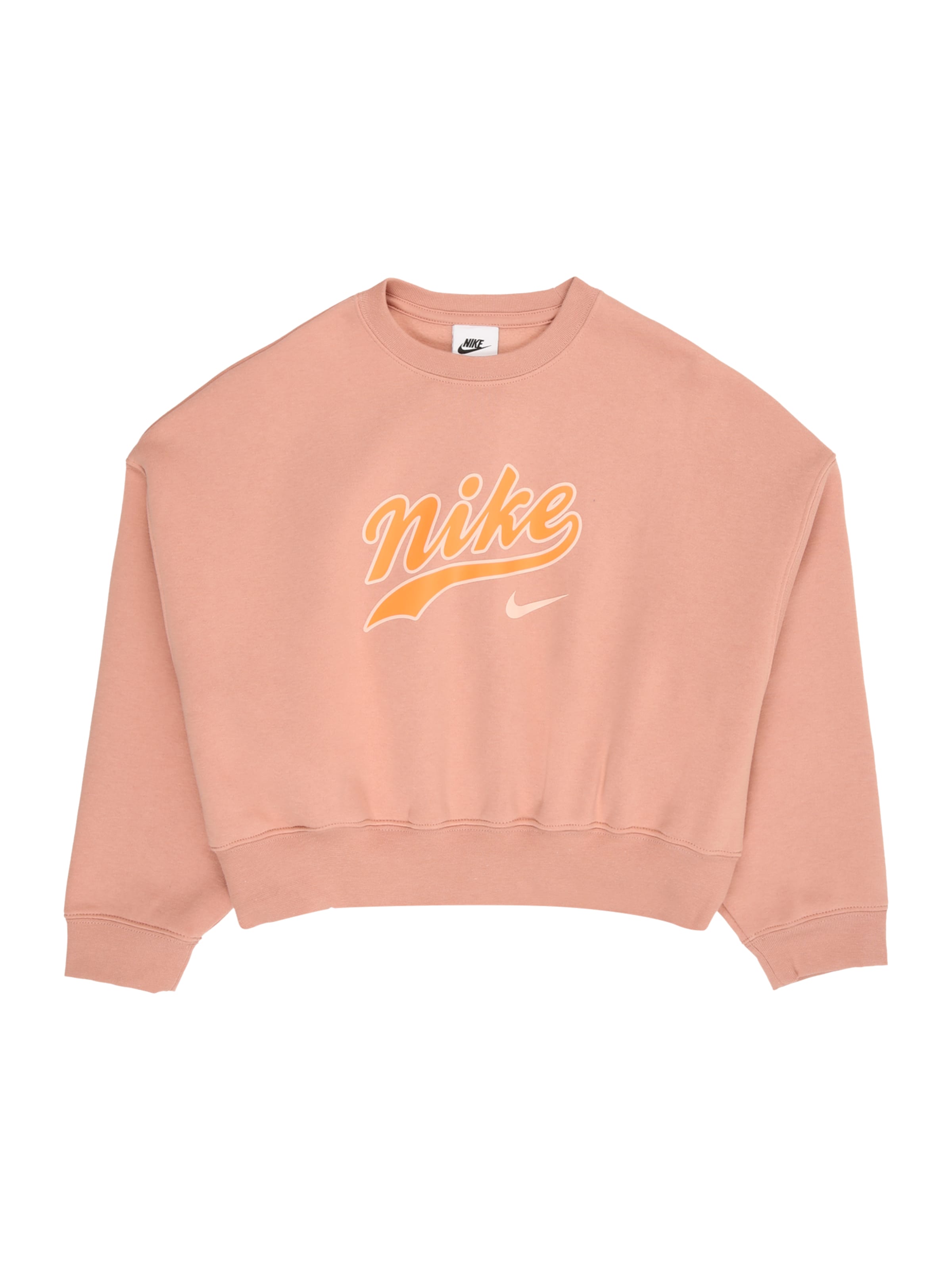 Nike Sportswear Суичър в розово: отпред