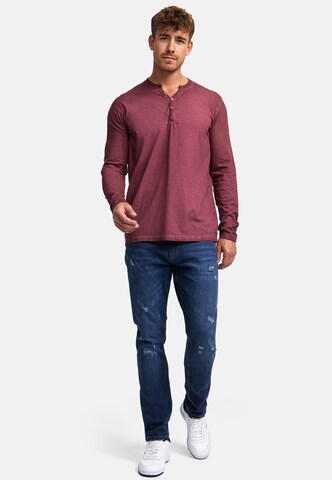 INDICODE JEANS Shirt ' Kilsone ' in Rood