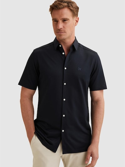 Camicia 'Elevated Knit shirt with short sleeves' in M VANGUARD di colore blu scuro, Visualizzazione prodotti