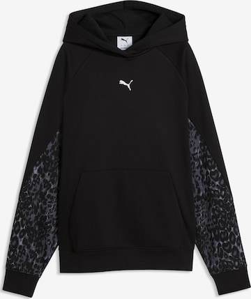 PUMA Sweatshirt in Zwart: voorkant