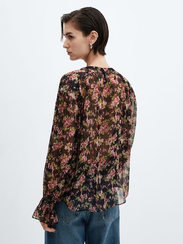 MANGO Blouse 'CAROL' in Zwart