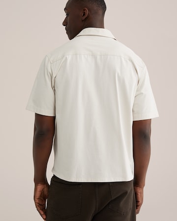 WE Fashion Regular fit Πουκάμισο σε μπεζ