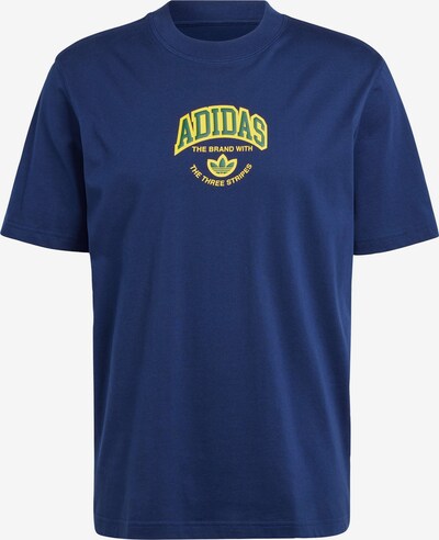 ADIDAS ORIGINALS T-Shirt 'VRCT' in blau / gelb, Produktansicht