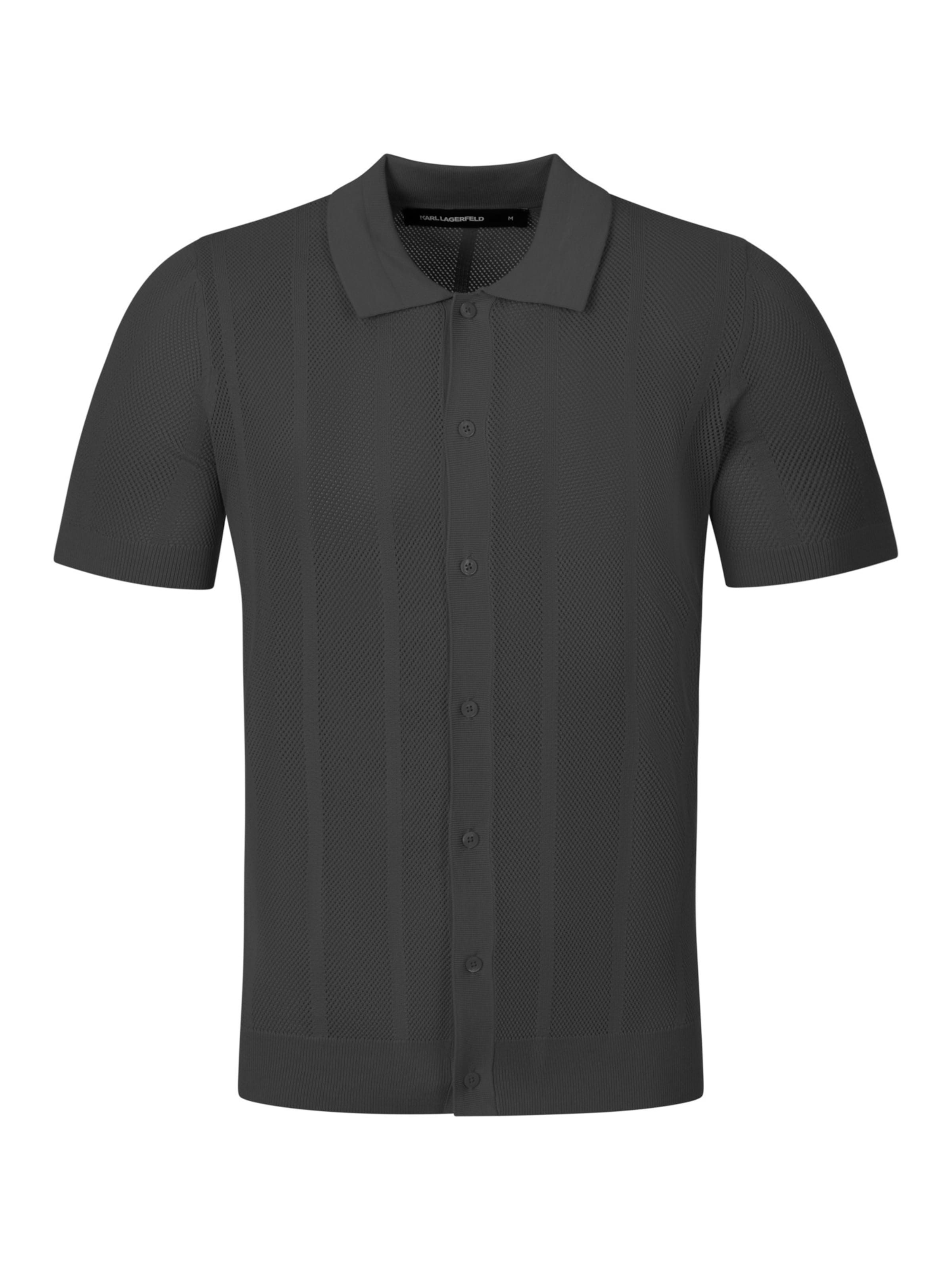 Karl Lagerfeld - Camiseta en negro: frente
