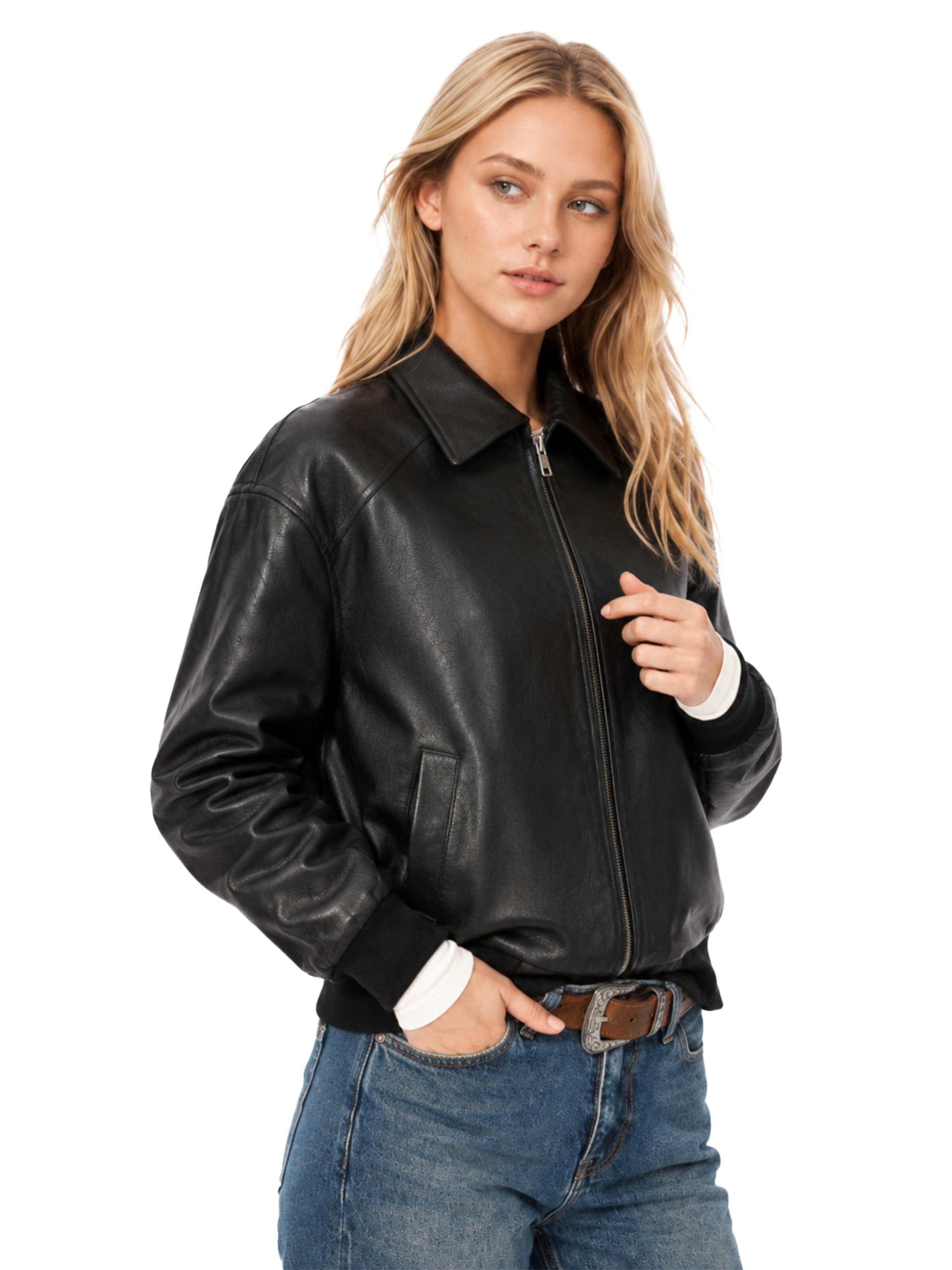 MEETWEE Between-season jacket in Black