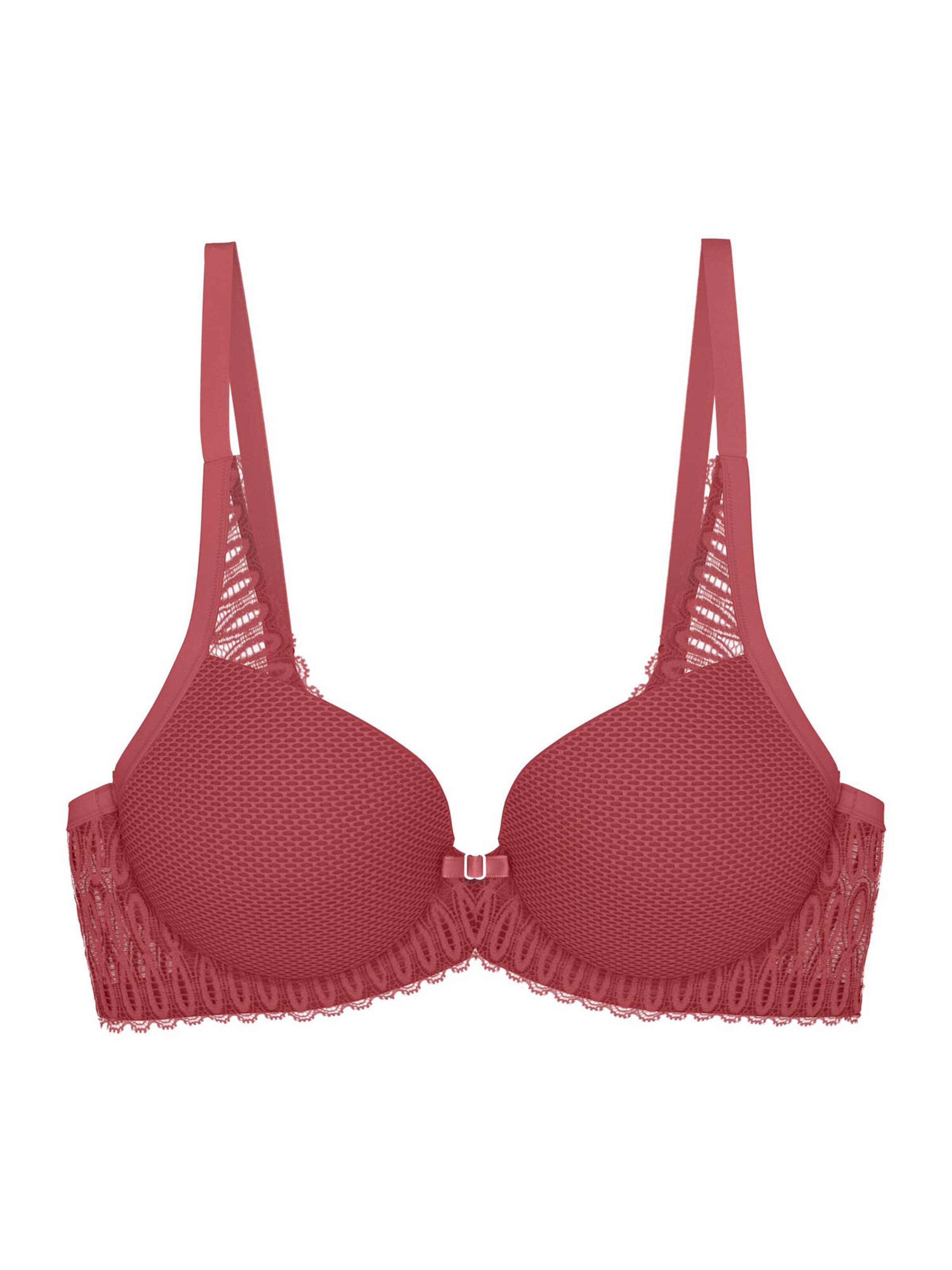 TRIUMPH T-shirt Bra ' Aura Spotlight ' in Red: front