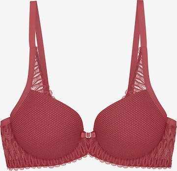 TRIUMPH Bügel-BH ' Aura Spotlight ' in Rot: Vorderseite