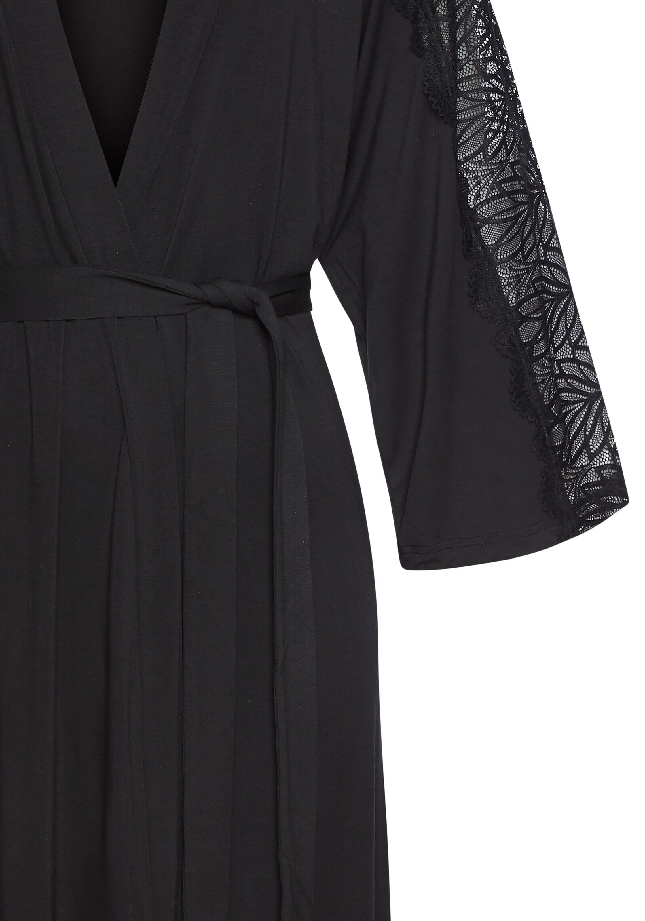 LASCANA Домашний халат в Черный