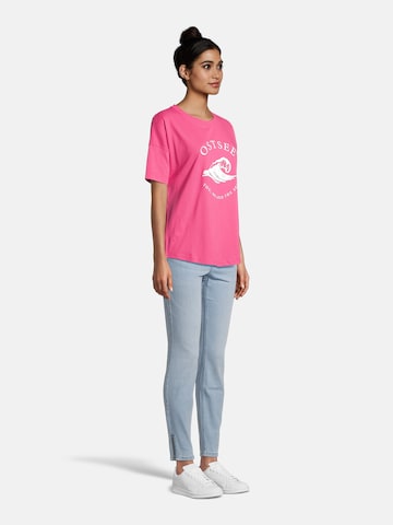 salzhaut T-Shirt 'Fipsie Ostsee' in Pink