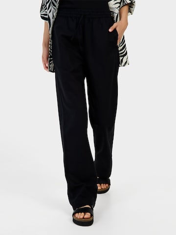 CAMEL ACTIVE Regular Pants in Black: front