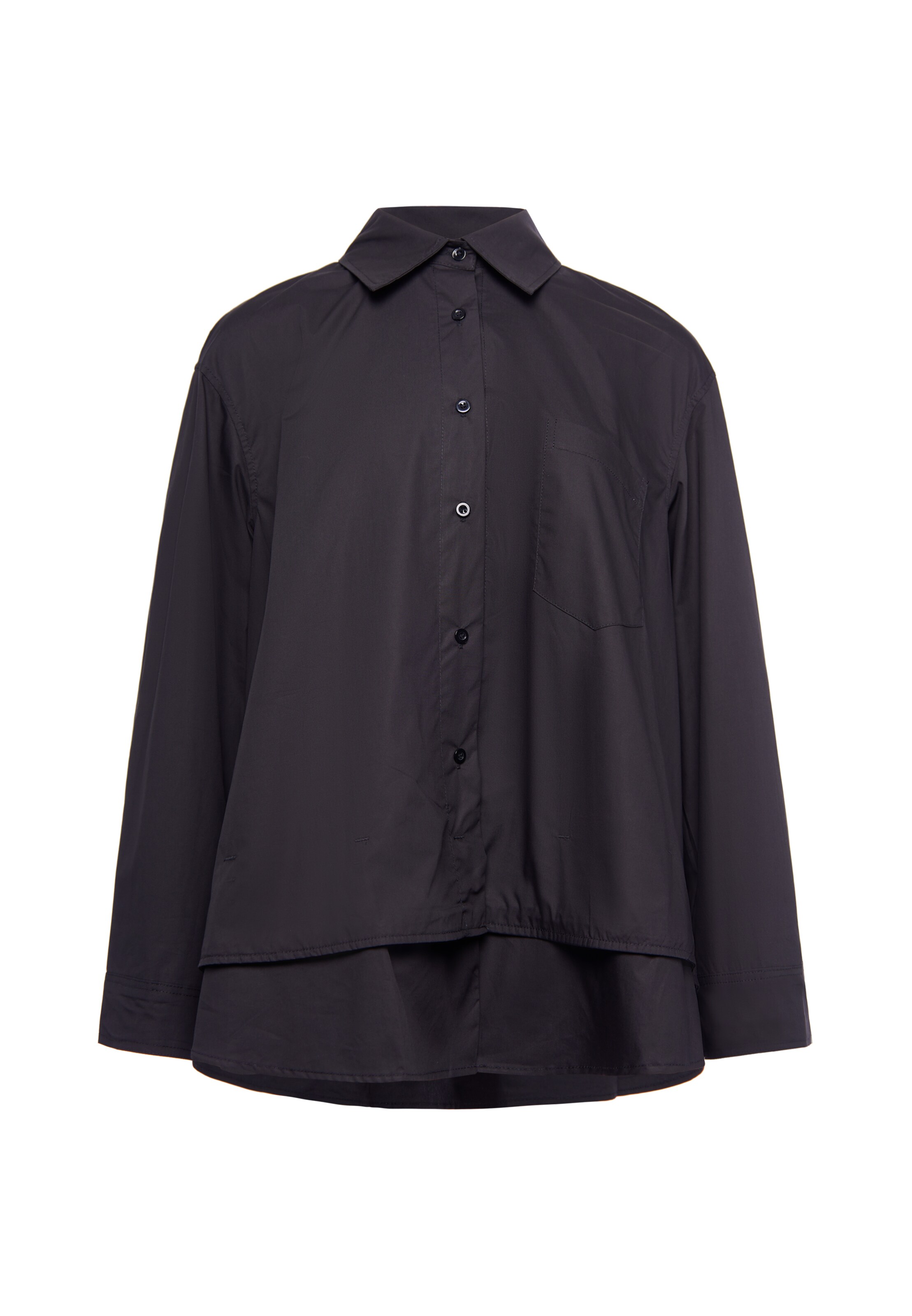 Chemisier usha WHITE LABEL en noir : devant