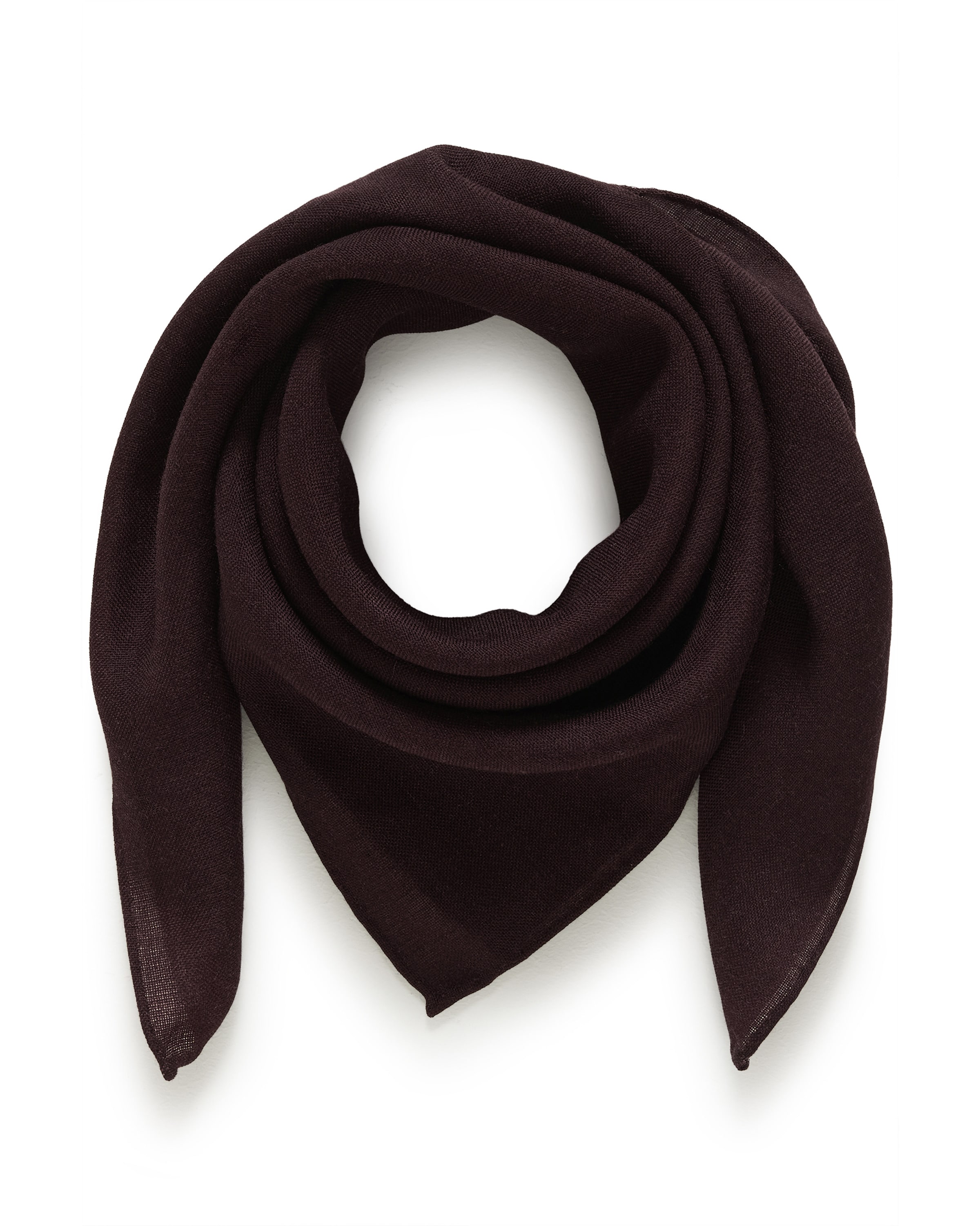 Matinique Scarf 'MAWoolbal' in Brown: front