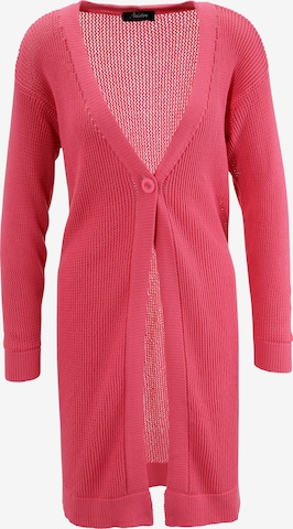 Aniston CASUAL Knit Cardigan in Pink: front