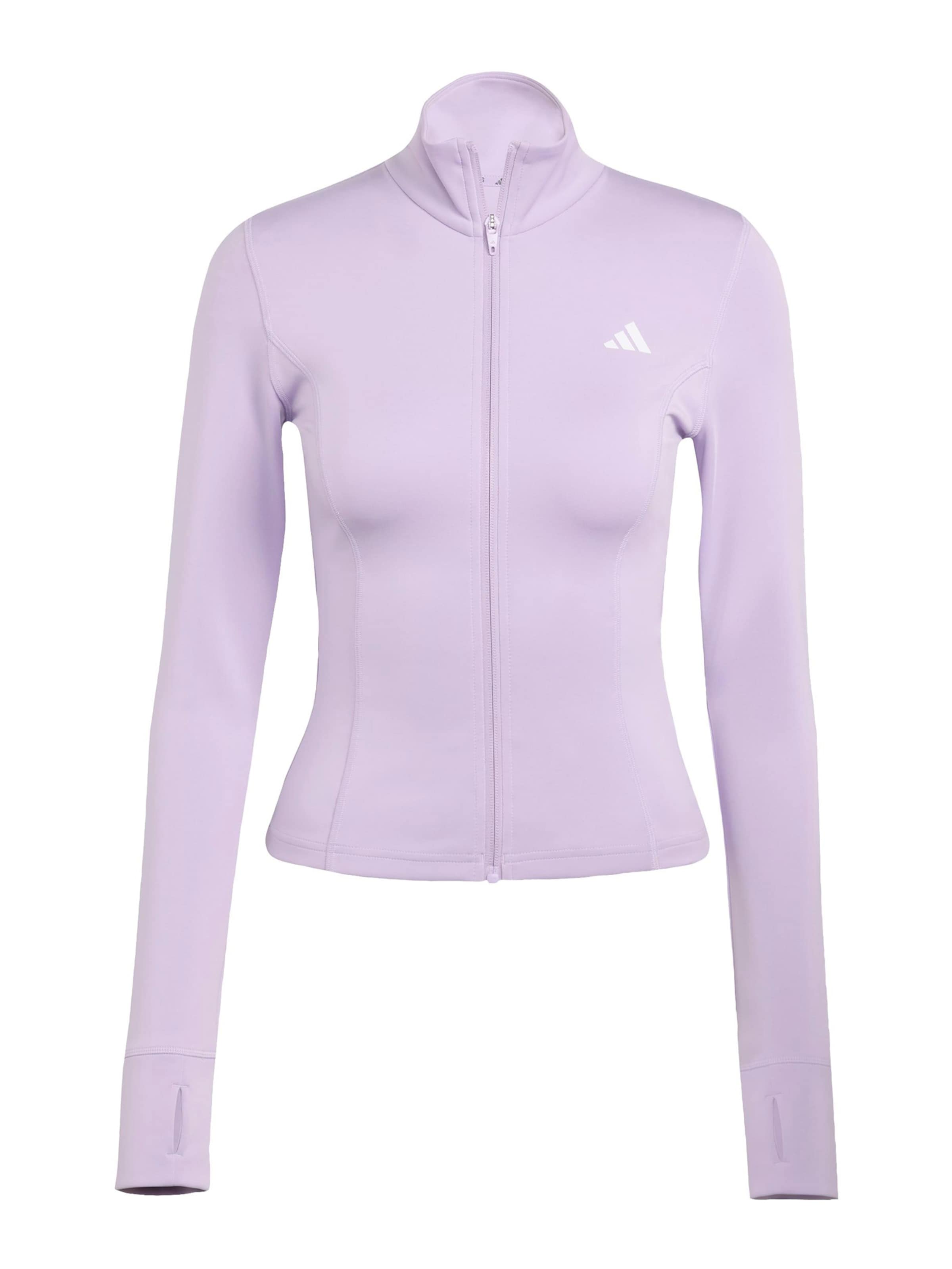 ADIDAS PERFORMANCE Športová mikina so zipsom 'OPT ESS' - Fialová: predná strana