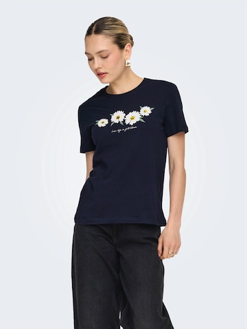 ONLY Tričko 'ONLKITA DAISY' - Modrá: predná strana