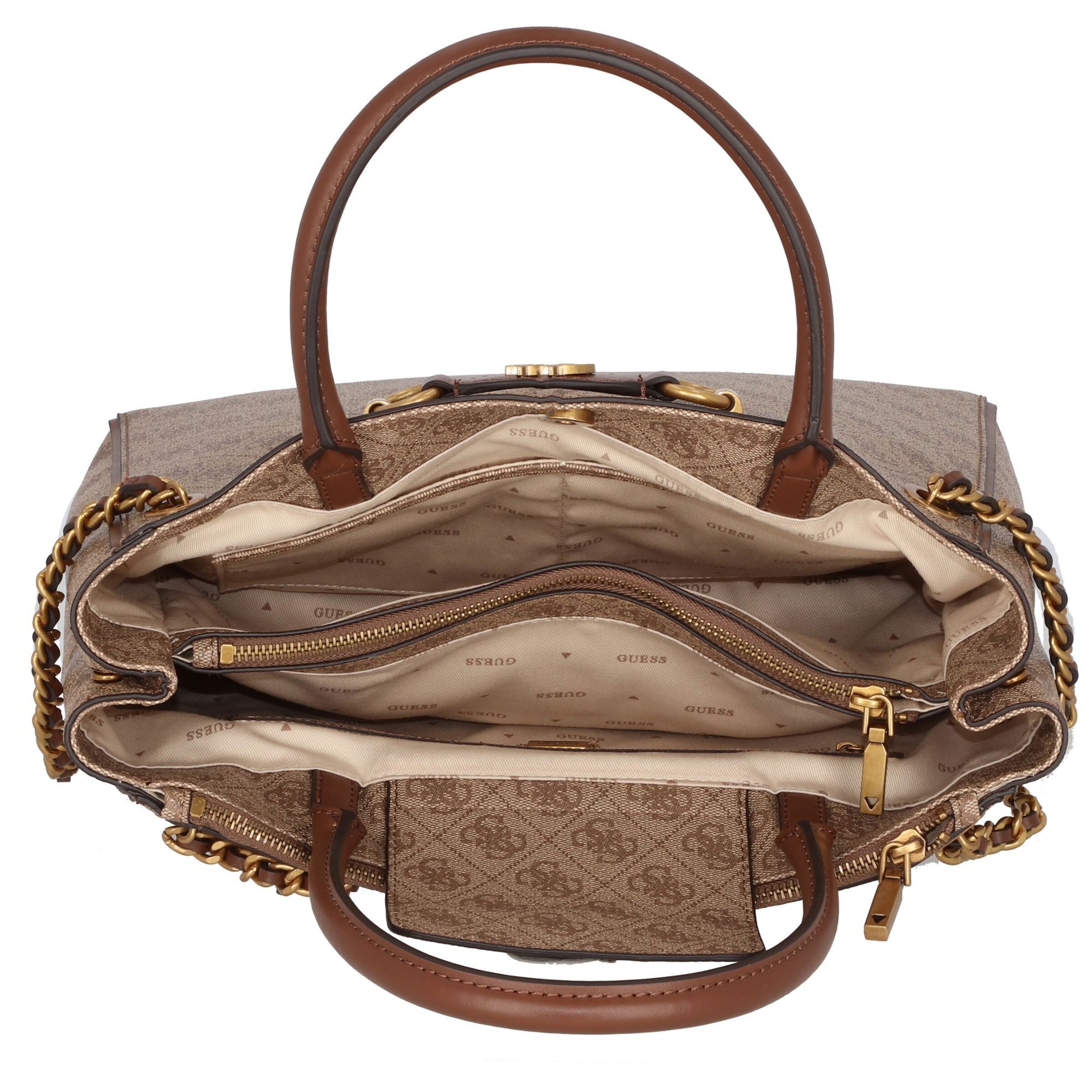 Borsa a mano 'Izzy' di GUESS in marrone