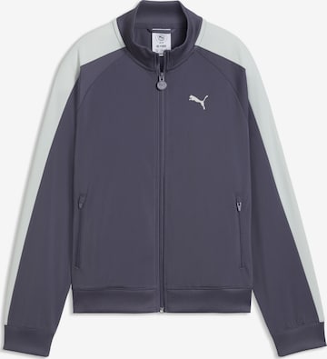 PUMA Sweatvest 'T7 Always On' in Grijs: voorkant