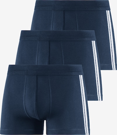 SCHIESSER Boxer shorts in marine blue / White, Item view